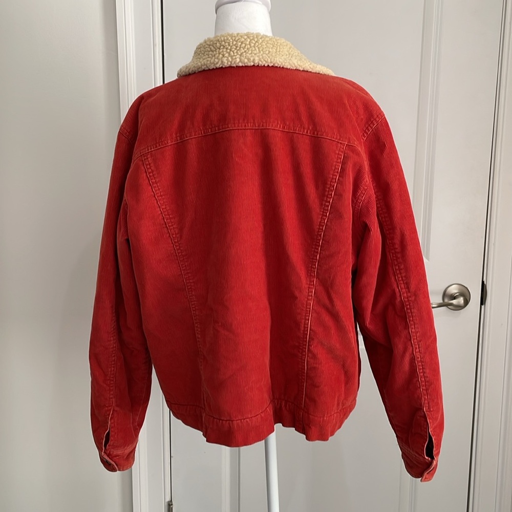 L.L. Bean Corduroy Sherpa Jacket - Picture 4 of 7
